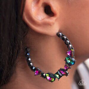 Paparazzi Jewelry Accessories - New Age Nostalgia - Multi Earrings - Vintage